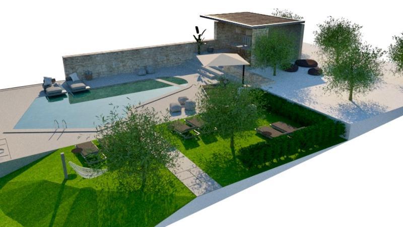 Lefkothea Villas With Large Pool, Bbq & Playground อาเดเลียโนส กัมโปส ภายนอก รูปภาพ